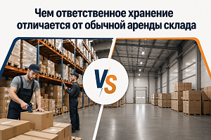 Чем ответственное хранение отличается от обычной аренды склада