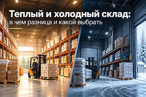 Теплый и холодный склад: в чем разница и какой выбрать